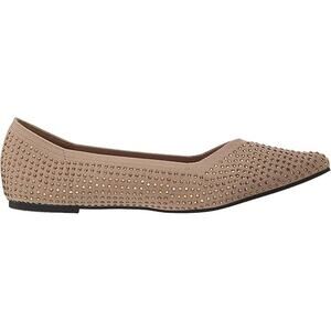 MIA Taupe Embellished Ballet Flats | 6.5